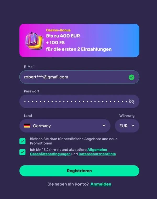 1WinSpirit Login & Registrierung.webp